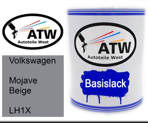 Volkswagen, Mojave Beige, LH1X: 1L Lackdose, von ATW Autoteile West.